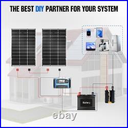 200W 400W Solar Panel 12V Off Grid with Brackets for Motorhomes Camper Van