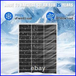 200W 400W Solar Panel 12V Off Grid with Brackets for Motorhomes Camper Van