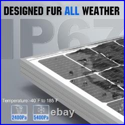 200W 400W Solar Panel 12V Off Grid with Brackets for Motorhomes Camper Van