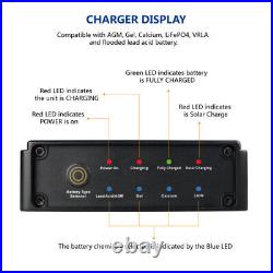 20a 12v DC to DC Battery Charger with Inbuilt Solar PWM Camper Van Motorhome Boat