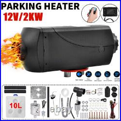 2KW Air Diesel Heater 12V for Caravan Camper Van Motorhome Night Parking Truck