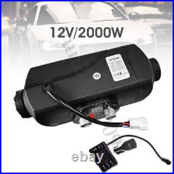 2KW Diesel Air Heater 12V Caravan Camper Van Motorhome Night Parking LCD Remote
