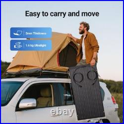 2PCS 120W? 12V 240W Flexible Solar Panel for Campervan Motorhome Marine Boat Van