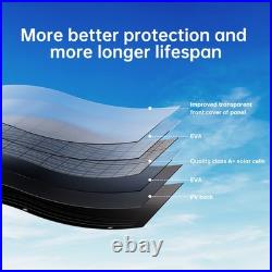 2PCS 120W? 12V 240W Flexible Solar Panel for Campervan Motorhome Marine Boat Van
