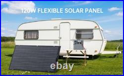 2PCS 120W? 12V 240W Flexible Solar Panel for Campervan Motorhome Marine Boat Van