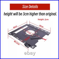 2X Seat Swivel for Volkswagen VW T5 T6 2003+ Motorhome Van Camper Van 360° UK