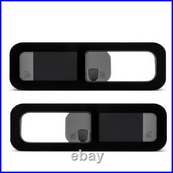 2x 780x240mm Camper Van Motorhome Sliding Opening Windows Conversion Caravan RV