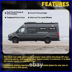 2x Camper Van Motorhome Side Sliding Opening Windows Conversion Caravan RV Left