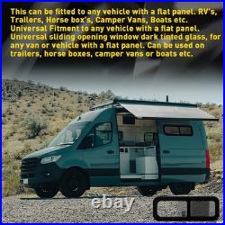 2x Camper Van Motorhome Side Sliding Opening Windows Conversion Caravan RV Left