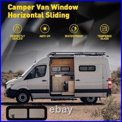 2x Camper Van Motorhome Side Sliding Opening Windows Conversion Caravan RV Left