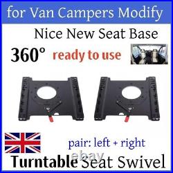 2x Turntable Seat Swivel for Ford Transit 14-20 Motorhome Camper Van Caravan UK