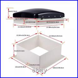 360mm RV Roof Vent Fan 12V 10 Speeds Remote Control Camper Van Motorhome Caravan