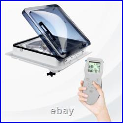 360mm RV Roof Vent Fan 12V 10 Speeds Remote Control Camper Van Motorhome Caravan