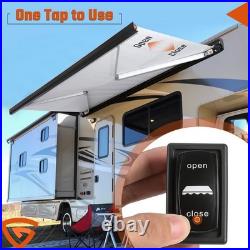 3M ELECTRIC AWNING WIND ROLL OUT SUN CANOPY CAMPERVAN MOTORHOME VAN RV With SWITCH