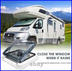 4040CM Roof Vent Fan Camper Van Motorhome Caravan Skylight Turbo Vent Crystal