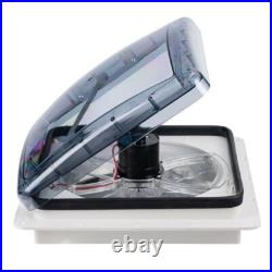 40CM Roof Vent Fan Camper Van Motorhome Crystal Turbo Fan RV Caravan Skylight 40CM Roof Vent Fan Camper Van Motorhome Crystal Turbo Fan RV Caravan Skylight