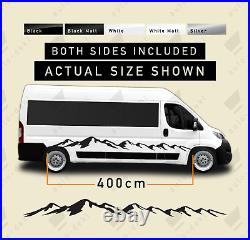 4m MOTORHOME VINYL MOUNTAINS STICKERS DECALS STRIPES CAMPER VAN to fit DUCATO 4m MOTORHOME VINYL MOUNTAINS STICKERS DECALS STRIPES CAMPER VAN to fit DUCATO