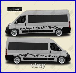 4m MOTORHOME VINYL MOUNTAINS STICKERS DECALS STRIPES CAMPER VAN to fit DUCATO 4m MOTORHOME VINYL MOUNTAINS STICKERS DECALS STRIPES CAMPER VAN to fit DUCATO