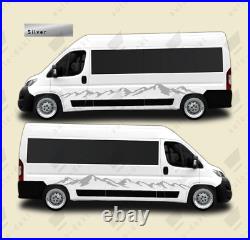 4m MOTORHOME VINYL MOUNTAINS STICKERS DECALS STRIPES CAMPER VAN to fit DUCATO 4m MOTORHOME VINYL MOUNTAINS STICKERS DECALS STRIPES CAMPER VAN to fit DUCATO