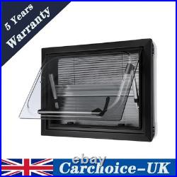 500 x 350 mm Camper Van Cassette Windows for Motorhome Window Acrylic Hinged