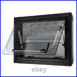 500 x 350 mm Camper Van Cassette Windows for Motorhome Window Acrylic Hinged