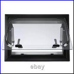 500 x 350 mm Camper Van Cassette Windows for Motorhome Window Acrylic Hinged