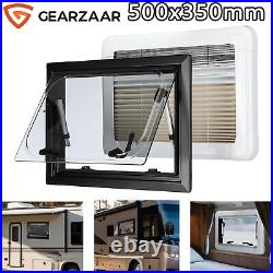 500350mm Camper Van Motorhome RV Cassette Hinged Windows Blackout Blinds Screen