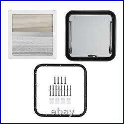 500x500mm Tempered Glass Camper Van Cassette Windows Blinds Motorhome Horsebox