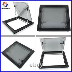 550mm x 500mm Camper Van Motorhome Cassette Window Hinged Sliding+Caravan Blind