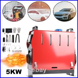 5KW Portable Diesel Heater Caravan Camper Van 12V Air Motorhome Night Parking 4L