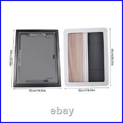 600x450mm Camper Van Caravan RV Cassette Window Hinged Blinds Motorhome Window