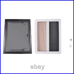 600x450mm Camper Van Caravan RV Cassette Window Hinged Blinds Motorhome Window