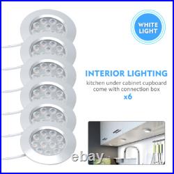 6x 12V Interior LED Spot Lights For VW T4 T5 Camper Van Caravan Motorhome light