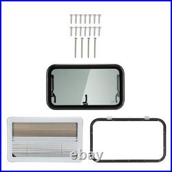 700 x 400 mm Camper Van Cassette Windows Tempered Glass Motorhome Conversion