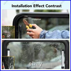 700 x 400 mm Camper Van Cassette Windows Tempered Glass Motorhome Conversion