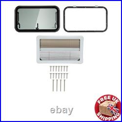 700 x 450 mm Flat Camper Van Cassette Windows Acrylic for Motorhome Window