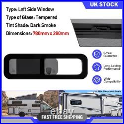 780280mm Universal Dark Tint Sliding Window for Motorhome Front Left Waterproof