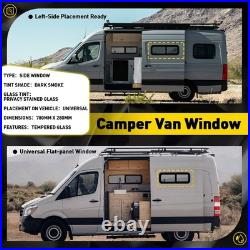 780280mm Universal Dark Tint Sliding Window for Motorhome Front Left Waterproof