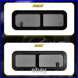 780280mm Universal Dark Tint Sliding Window for Motorhome Front Left Waterproof