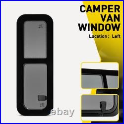 780280mm Universal Dark Tint Sliding Window for Motorhome Front Left Waterproof