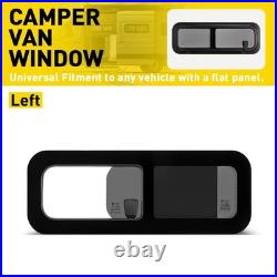 780280mm Universal Dark Tint Sliding Window for Motorhome Front Left Waterproof