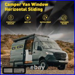 780mmx240mm Right Side Sliding Window Universal Dark Tint Motorhome Front Right
