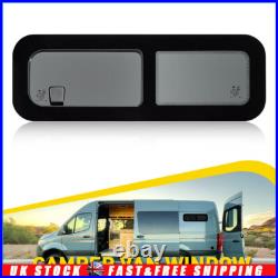 800x270mm Camper Van Motorhome Sliding Opening Windows Conversion Caravan Black 800x270mm Camper Van Motorhome Sliding Opening Windows Conversion Caravan Black