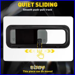 800x270mm Camper Van Motorhome Sliding Opening Windows Conversion Caravan Black 800x270mm Camper Van Motorhome Sliding Opening Windows Conversion Caravan Black