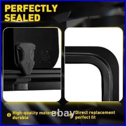 800x270mm Camper Van Motorhome Sliding Opening Windows Conversion Caravan Black
