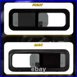 800x270mm Camper Van Motorhome Sliding Opening Windows Conversion Caravan Black