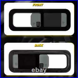 800x270mm Camper Van Motorhome Sliding Opening Windows Conversion Caravan Black 800x270mm Camper Van Motorhome Sliding Opening Windows Conversion Caravan Black
