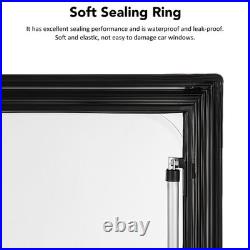 800x450mm Black Camper Van Cassette Windows Hinged Conversion Caravan Motorhome