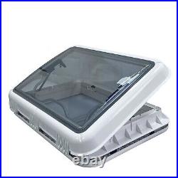 820x620mm Camper Van Skylight Roof Vent LED Dome Motorhome Horsebox Caravan