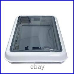 820x620mm Camper Van Skylight Roof Vent LED Dome Motorhome Horsebox Caravan